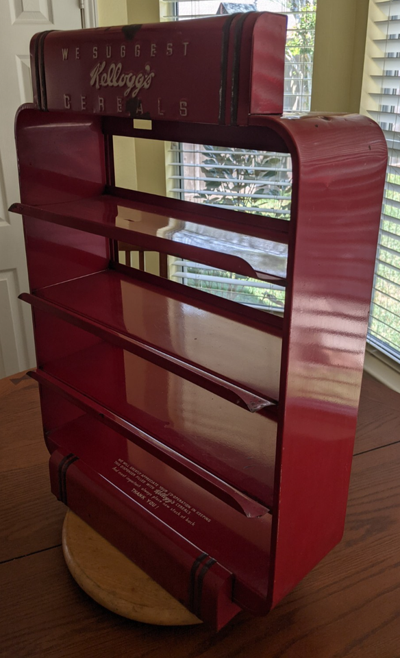 Kellogg’s Cereal General Store Display Rack Metal Vtg Art Deco 30s ...