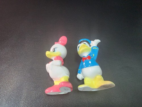 Walt Disney Productions Donald And Daisy Duck Ceramic 3” Figurines Japan Vintage - Picture 4 of 20