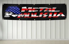 Metal Mulisha Banner Flag 2X8 Ft Lifestyle FMX MMA Motocross Fans Man Cave Decor