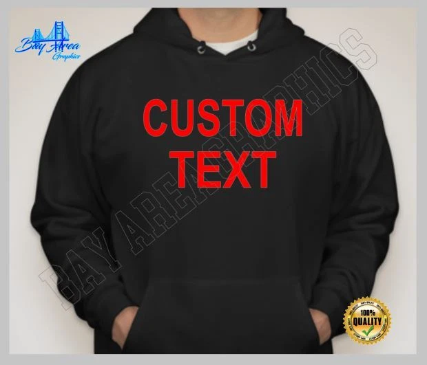 Sudadera con capucha polar negra personalizada -TU/LOGOTIPO/DISEÑO/TEXTO/EQUIPO- Foto 2 de 4