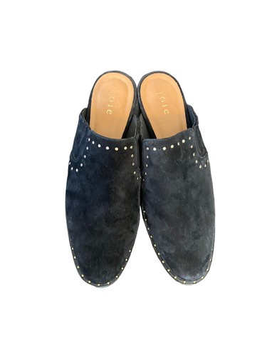 Joie Fayla Women’s Black Lambskin Studded Mules Size 36.5 - Picture 6 of 8