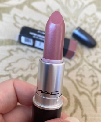 New MAC Lustre Lipstick Shade 513 MIDIMAUVE Full size 3 g/0.1 oz~Very rare