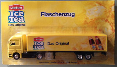 Miniature Advertising Truck Lorry Mercedes Lipton Iced Tea Pulley The Original