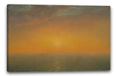 Kunstdruck John Frederick Kensett - Sonnenuntergang auf dem Meer