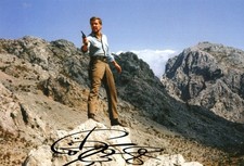 Götz George+ - seltenes original Autogramm auf Großfoto - "WINNETOU"