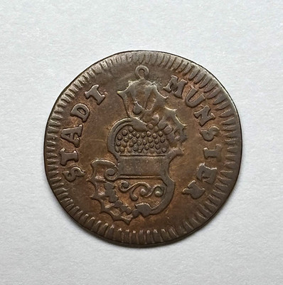 1758 Germany (Munster) - 1 Pfennig, KM-335.