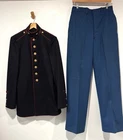 Vintage USMC Dress Blues Jacket And Pants Marine Corps Military WWII Era Marines