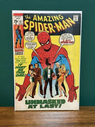 Amazing Spider-Man #87 Marvel Comics 1970 VG+/FN Prowler App Romita Sr Cover Art