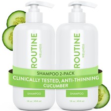 Routine Wellness Anti-Thinning Shampoo for 28 Fl Oz Pack of 1 , White