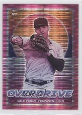 2021 Panini Chronicles Overdrive Pink Pulsar Prizm Gleyber Torres #6 tr4