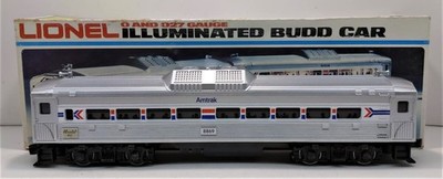 Lionel 6-8869 O Gauge Amtrak Non-Powered Budd RDC Passenger Car EX/Box