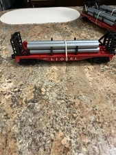 LIONEL NOS 6477 MISCELLANEOUS CAR W/PIPES. 70 YEAR  STORAGE SEE MY LISTI NGS