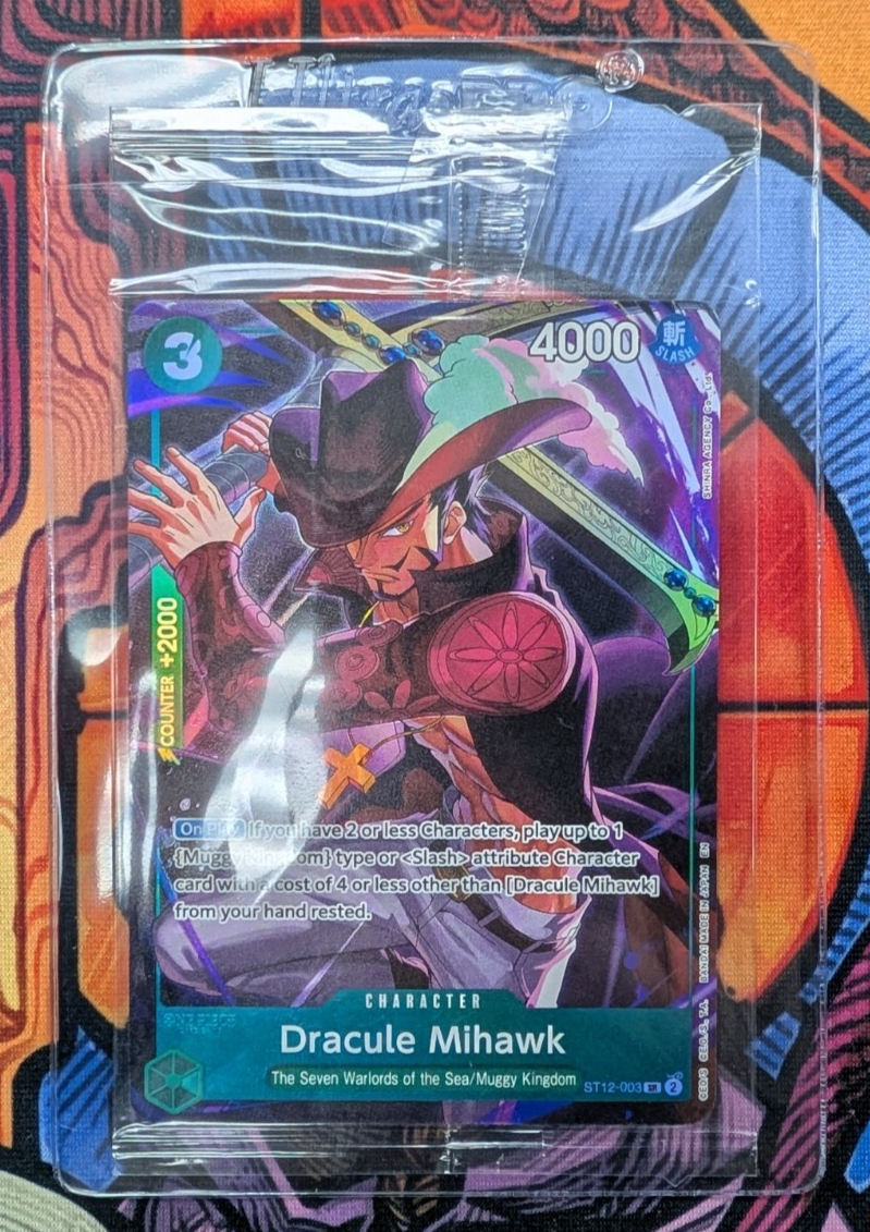 Dracule Mihawk ST12-003 Illustration Box Vol.3 Promo Sealed One