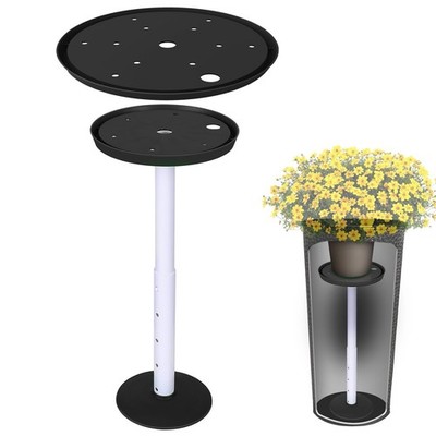 2 Pack Adjustable Height Plant Risers for Inside Pots,21-33'' Rise Plant Riser...