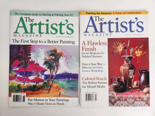 The Artist's Magazine Bulk Job Art Lot 14 Portrait Still Life Landscape Painting - Picture 8 of 9