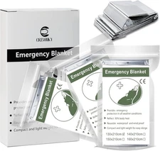Emergency Mylar Thermal Blanket Reflective Survival First Aid Outdoor Foil Blank