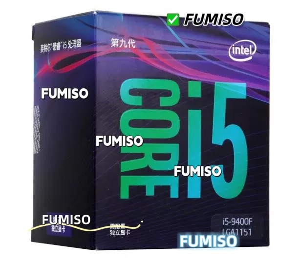 Intel Core i5-9400F Processor (2.9 GHz, 6 Cores, LGA 1151