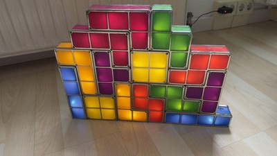 Tetris Lampe LED Retro Stimmungslicht Gaming Nachtlicht Bausteine Deko Geschenk