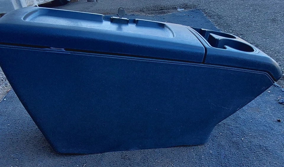 Consola central para camioneta 87-94 GMC/CHEVROLET OEM azul con portavasos completos Foto 2 de 4