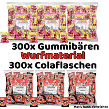 Wurfmaterial für Fasching & Karneval 600 Fruchtgummis | einzeln verpackt Lecker!