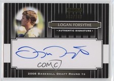2008 Razor Signature Series Black 83/199 Logan Forsythe #173 Auto nd3