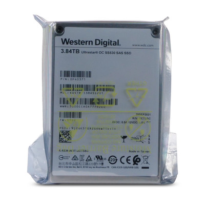 WD DC SS530 3.84TB WUSTR1538ASS201 0P40371 SAS 12Gb/s 3D TLC 1 DPWD 2.5'' SSD