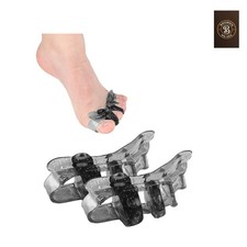 Dr. JK- ToePal Gel Toe Separator, 1 Pair, Black, Hammer Toe Straightener for...