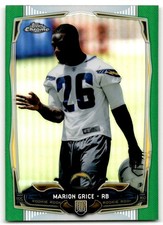 2014 Topps Chrome #122 Marion Grice Green Refractor
