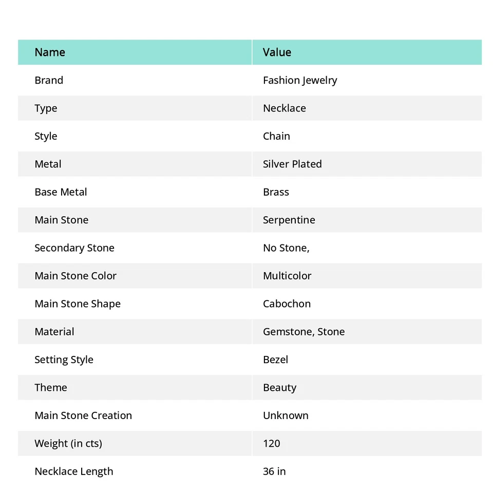 Collar de piedras preciosas serpentinas hecho a mano antiguo para mujer cadena joyería 36" CH 32 Foto 3 de 4