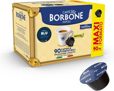 Caffè Borbone Blue Coffee Blend - 90 Capsules - Compatible with Nescafè®* Dolce  0.33 per lighter