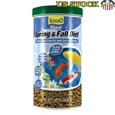 Pond Fish Food Spring Fall Diet Koi Goldfish Wheat Germ Cool Weather Nutrition