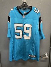 Men's Carolina Panthers Luke Kuechly Nike Blue Jersey Size 3XL