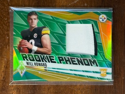 2025 Panini Phoenix - Rookie Phenom Patch Will Howard GREEN /99 Steelers (RC)