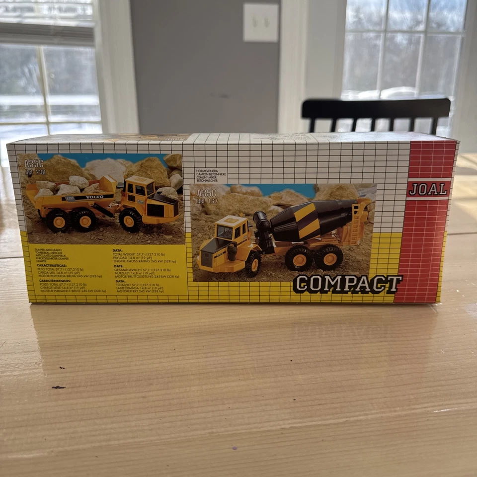 VOLVO A35C CONCRETE MIXER JOAL 167 1/50 PUBLIC WORKS CEMENT CONCRETE TRUCK TRUCK - Image 3 of 4