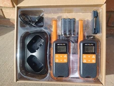 Two brand new, never used, Retevis 2 watt Walkie Talkies - FRS - Model RT49  