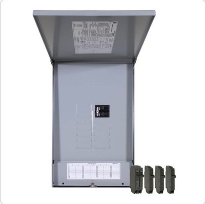 GE TM1212RCUBK1 Load Center Main Breaker Panel 24-Circuit 125-Amp 12-Space