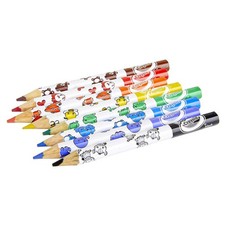 My First Crayola Easy Grip Jumbo Decorated Pencils (Pack of 8)