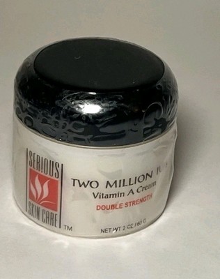 Serious Skin Care Two Million IUs Vitamin A Double Strength Anti Aging Cream 2oz