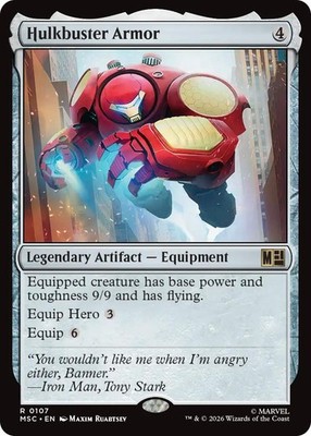 NM - Hulkbuster Armor MSC - 107 Commander: Marvel Super Heroes