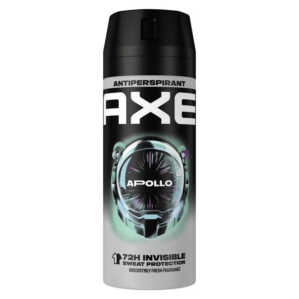 AXE 37,72€/L- 6x Ascia Deodorante/Spray Corpo Antitraspirante-Apollo 72H Invisibile -150ml