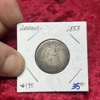 1853 w/ Arrows and Rays Seated Liberty Quarter ~ GOOD Detail US TYPE COIN