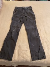 Carhartt Grayish black work pants please read stains