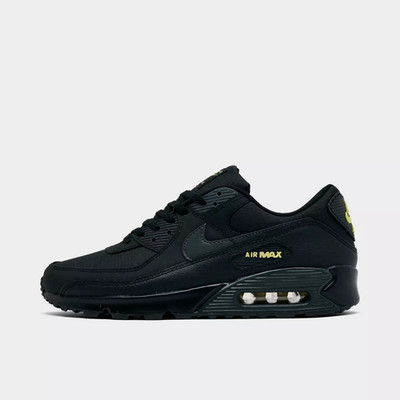 Men s Nike Air Max 90 Shoe-Black/Buff Gold/Anthracite