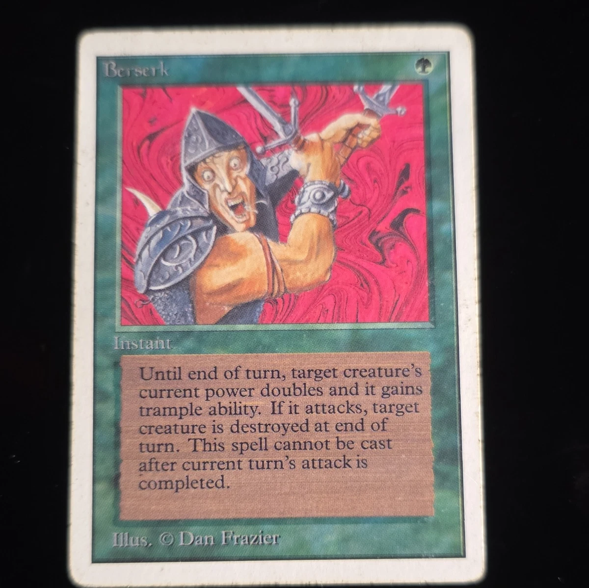 Magic: The Gathering Green Berserk Instant Individual Collectible
