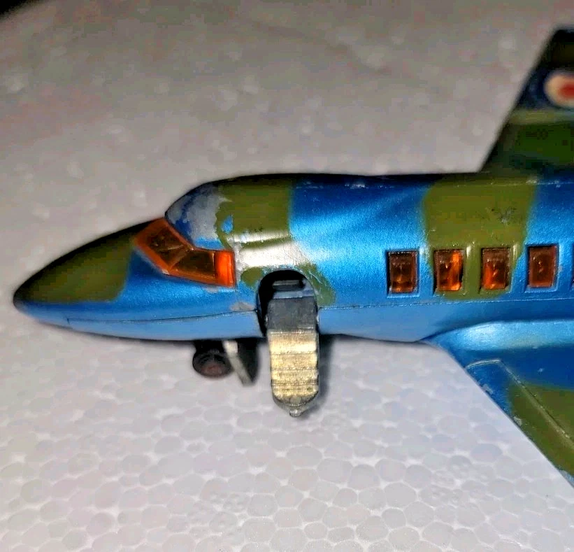 Avión a reacción Dinky Toys Hawker Siddeley 125, Nº 723, 1975, raro, excelente Foto 4 de 4