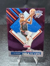 2024-25 Panini NBA Hoops Chet Holmgren #289 Premium Purple Winter Prizm
