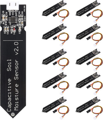 10 Pack Capacitive Soil Moisture Sensor Corrosion Resistant for Arduino