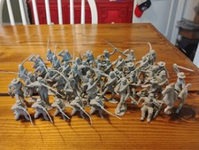 Huge Lot Of Vintage Marx USA Civil War Toy Soldiers Sears Gray Confederate South