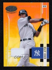 2003 Leaf Certified Materials Mirror Gold 25/25 Derek Jeter #121 HOF 14hk