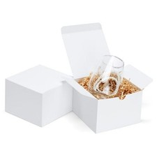 White Gift Boxes 5x5x3.5 25 Pack Kraft Paper Gift Boxes 5x5x3.5" 25 Pack White